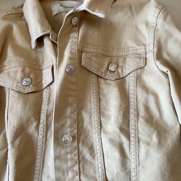 Tan Stradivarius cropped jacket - Picture 2 of 5